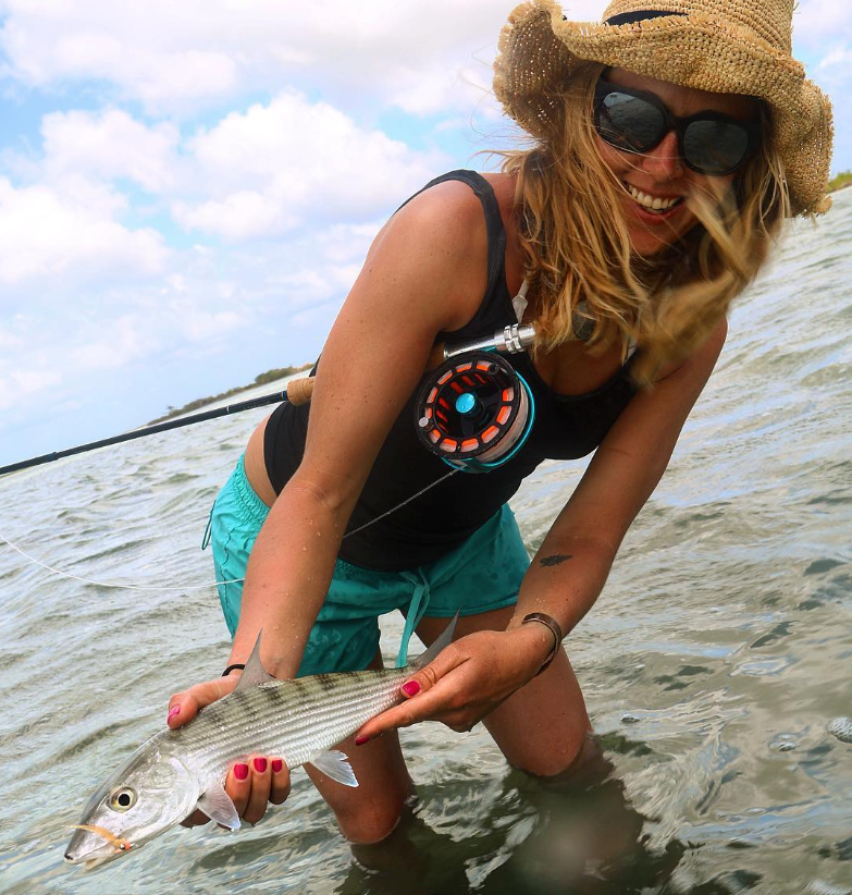 Cheeky Ambassador Abbie Schuster Scores Fly Fisherman Mag Feature