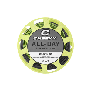 green fly line spool with coiled line on it