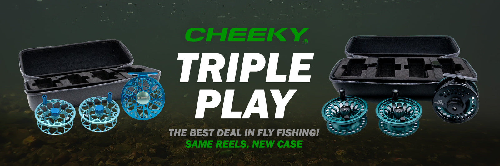 Triple Play Fly Reel and Spool Bundle