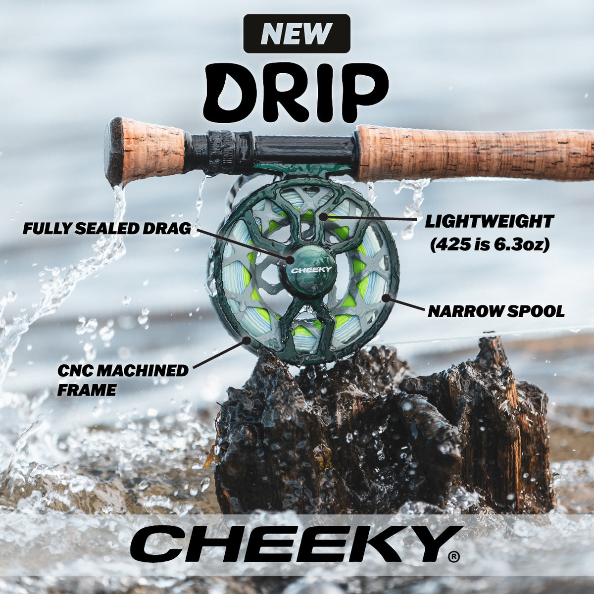 Cheeky Drip 425 Fly Reel