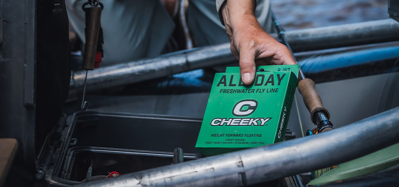 Fish All Day with Cheeky's All Day Fly Line Fishing Gear
