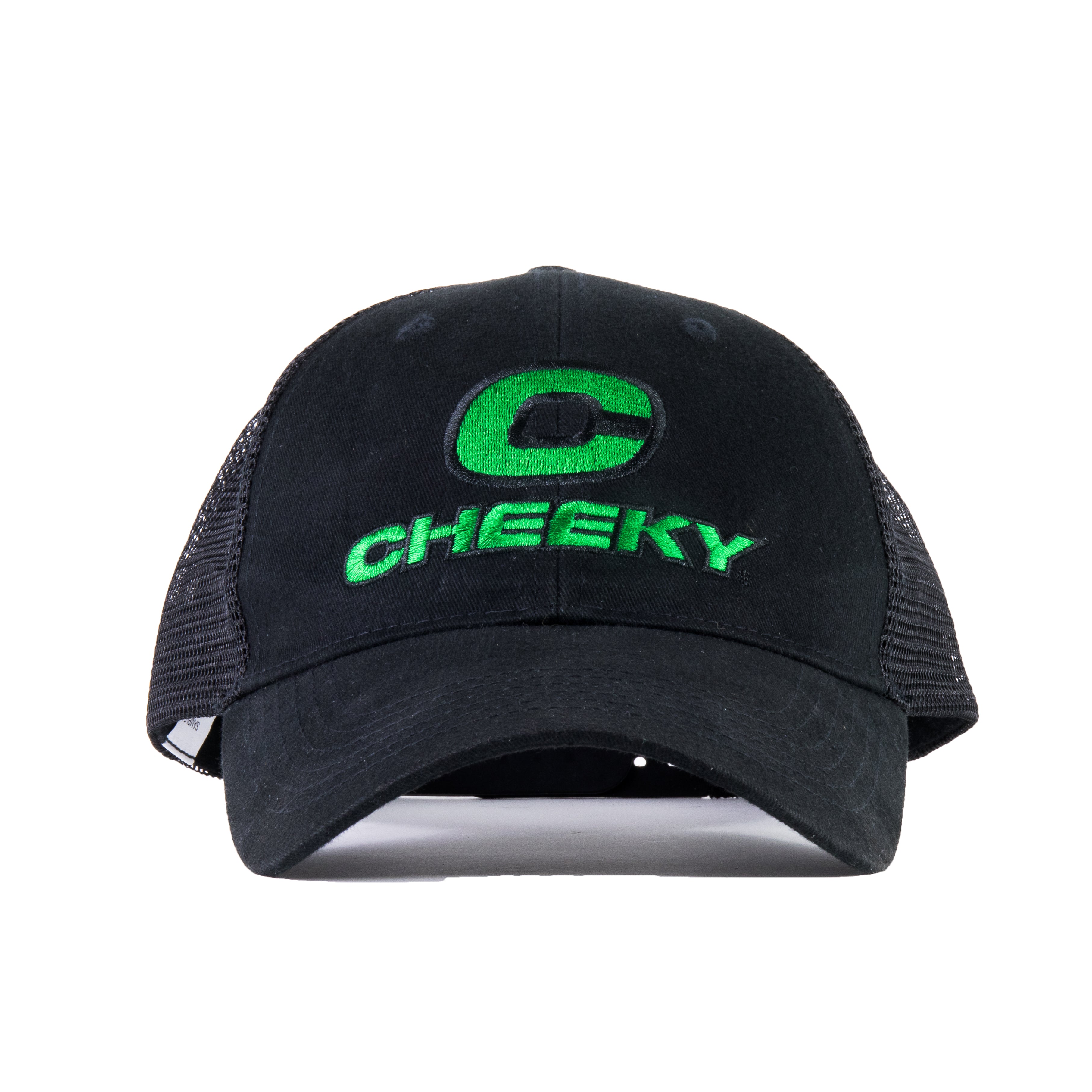 Cheeky Logo Black Trucker Hat